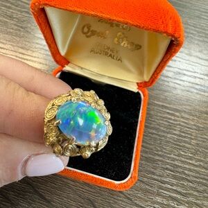 Gold Opal Ring